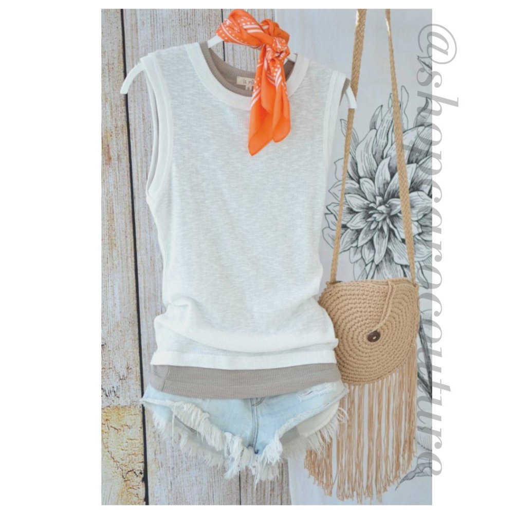 Luxe Tank Top - WHITE